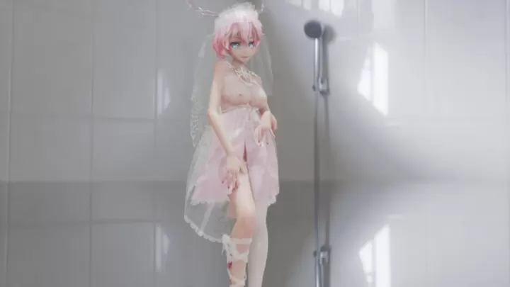 MMD-17 花嫁新娘Luka蜜穴失守！真·小鹿乱撞到浪叫不止，白无垢下巨乳狂颤被爆操内射