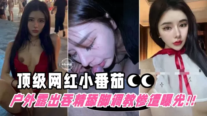 网红黑料-顶级稀缺颜值女神‘小番茄’沦为金主性奴_户外露出舔脚调教惨遭泄密-